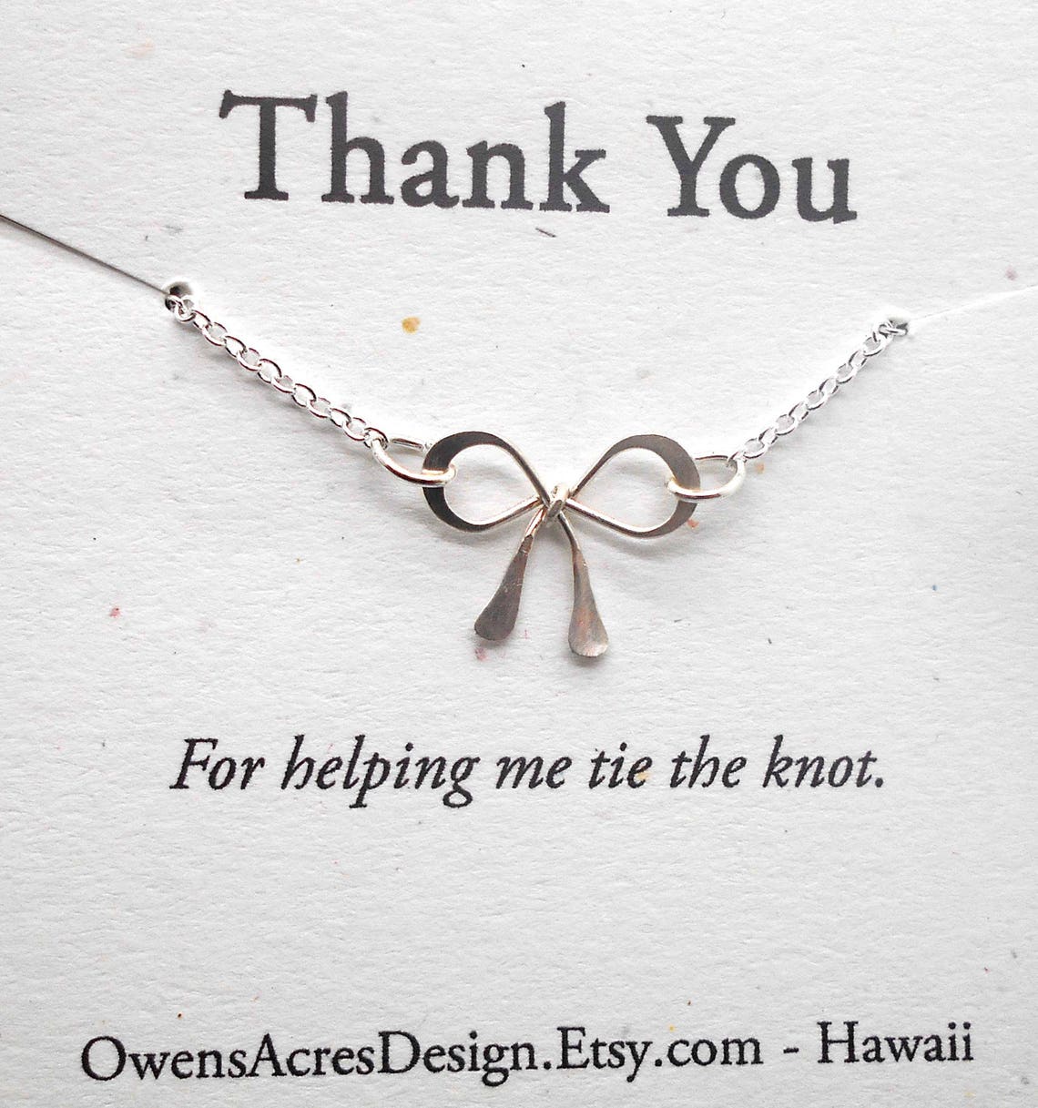Thank You Necklace Minimalist Necklace Dainty Tiny Etsy UK