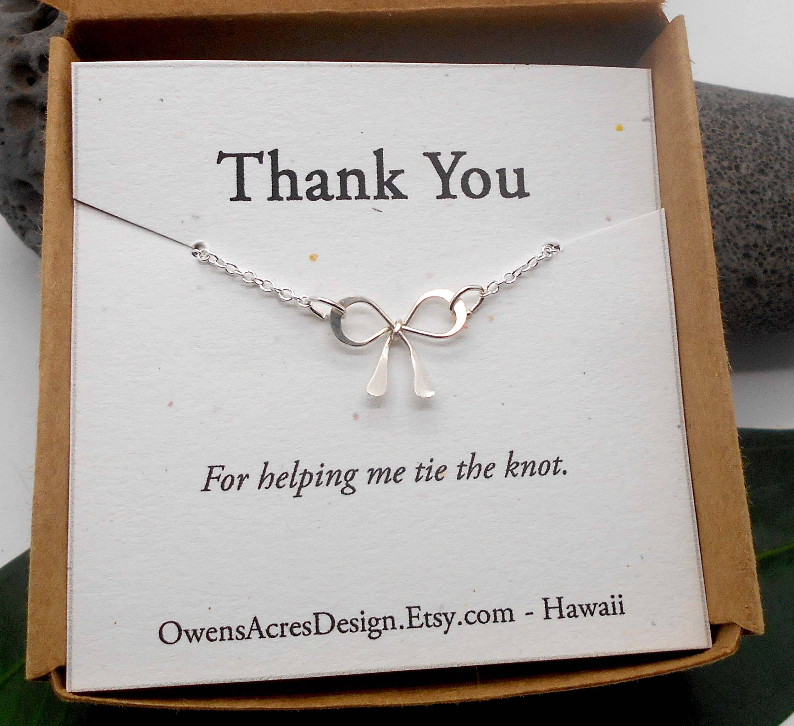 Thank You Necklace Minimalist Necklace Dainty Tiny Etsy UK