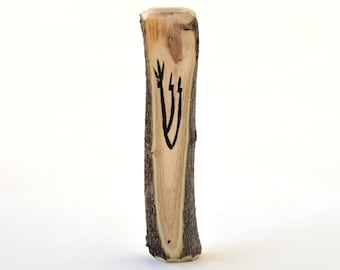 Desert Willow Wood Mezuzah Case for Door