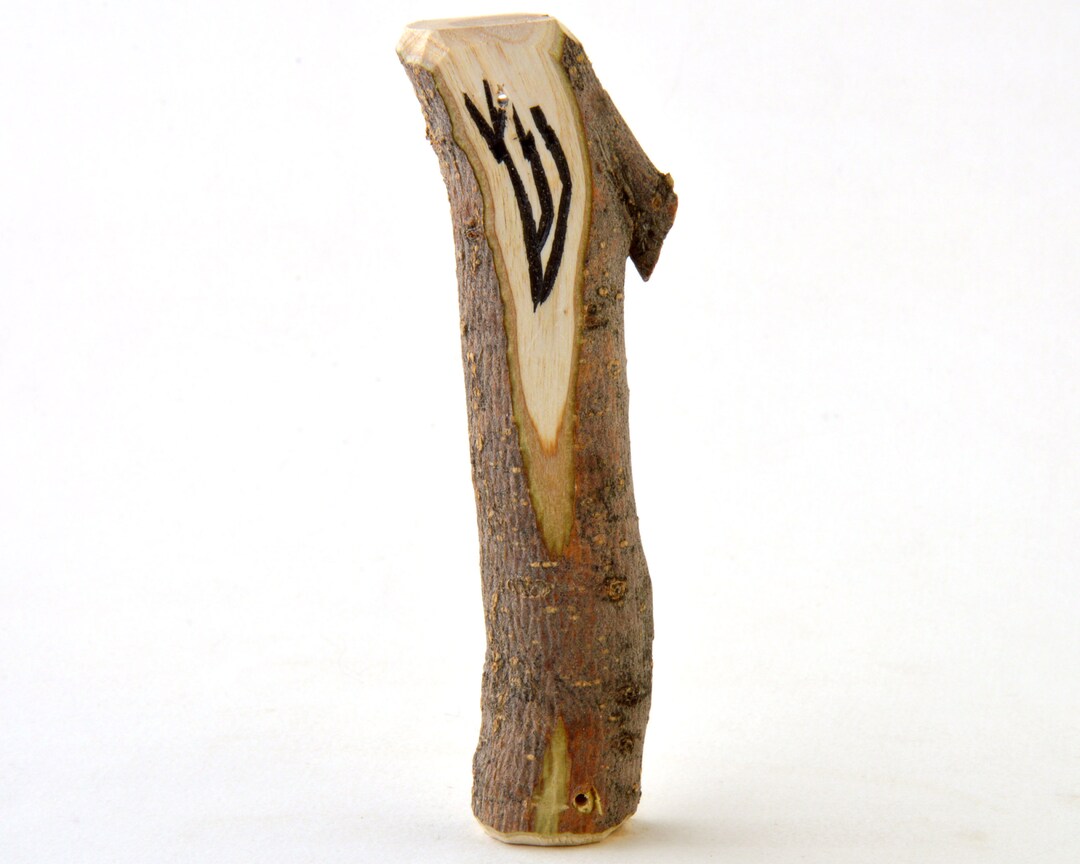Honey Locust Wood Mezuzah Case for Door - Etsy