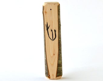 Black Cherry Mezuzah Case For Door