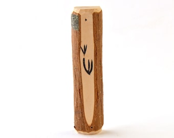 Black Cherry Mezuzah Case For Door