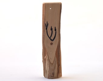 Apple Wood Mezuzah Case for Door