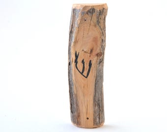 Estuche Mezuzá de Madera de Piñón para Puerta