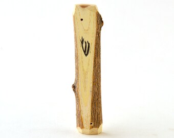 Mulberry Wood Mezuzah Case for Door