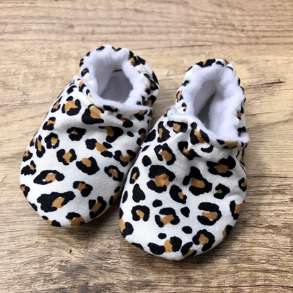 Animal Print Booties | Leopard Print Shoes | Toddler Shoes | Slippers | Baby Mocs