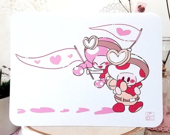 Together, Captain Toad Valentine's Day - Cards for Nerds