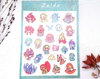 Legend of Zelda - Hand-Made Stickers for Nerds