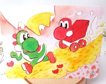 Togetherness, Yoshi's Island Thinking of You - Cards for Nerds