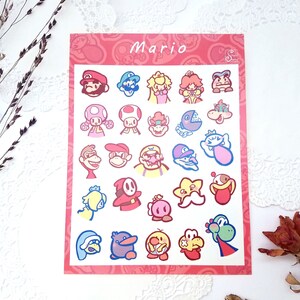 Mario - Handgemachte Sticker für Nerds