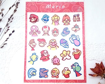 Mario - Hand-Made Stickers for Nerds