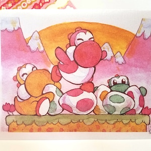 Yoshi Eggs, Mario Easter/Spring - Cartes pour nerds