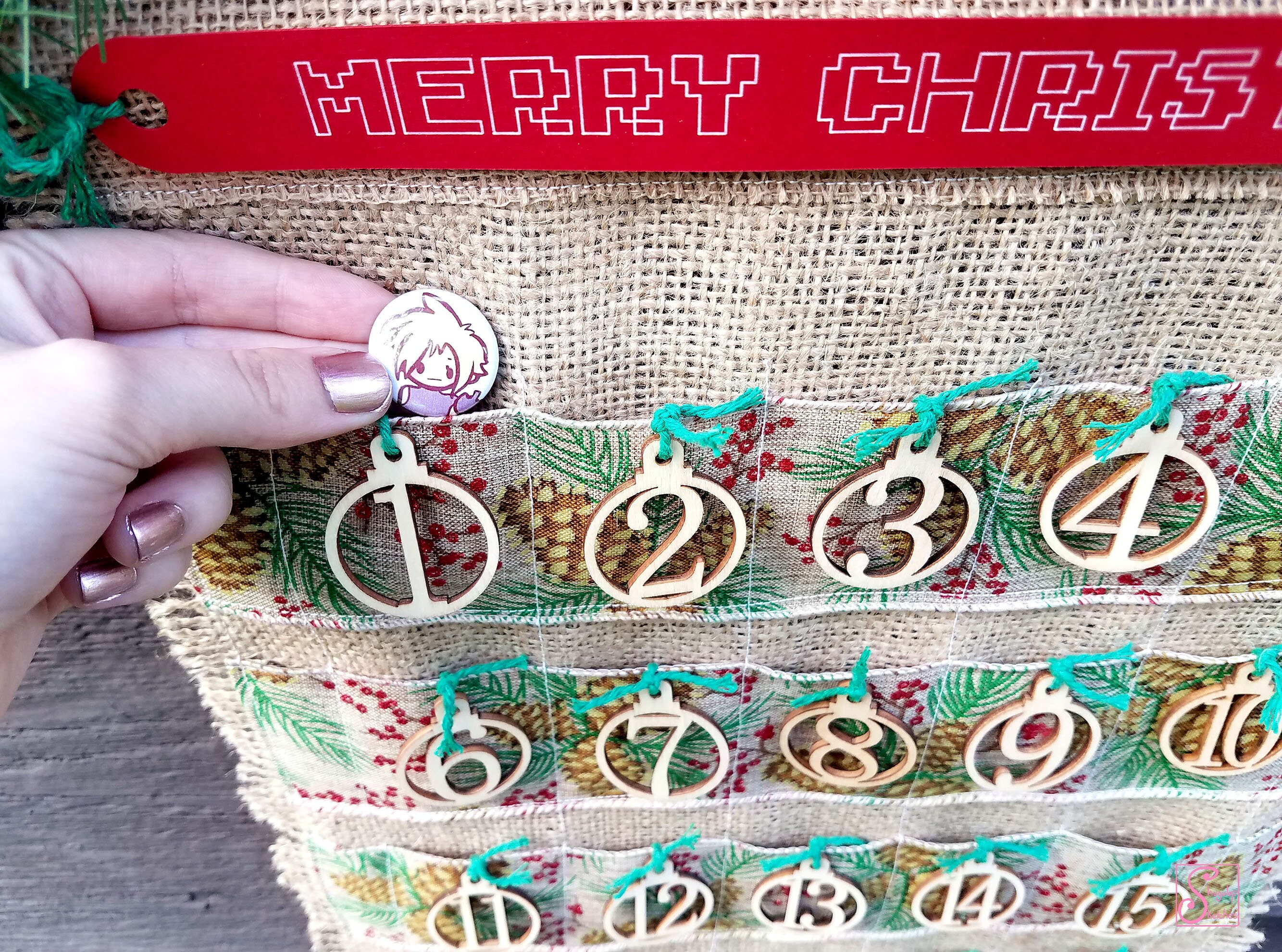 Final Fantasy Advent Calendar Stuffers, Unique Daily Buttons Handmade Christmas Goods for Nerds - Etsy