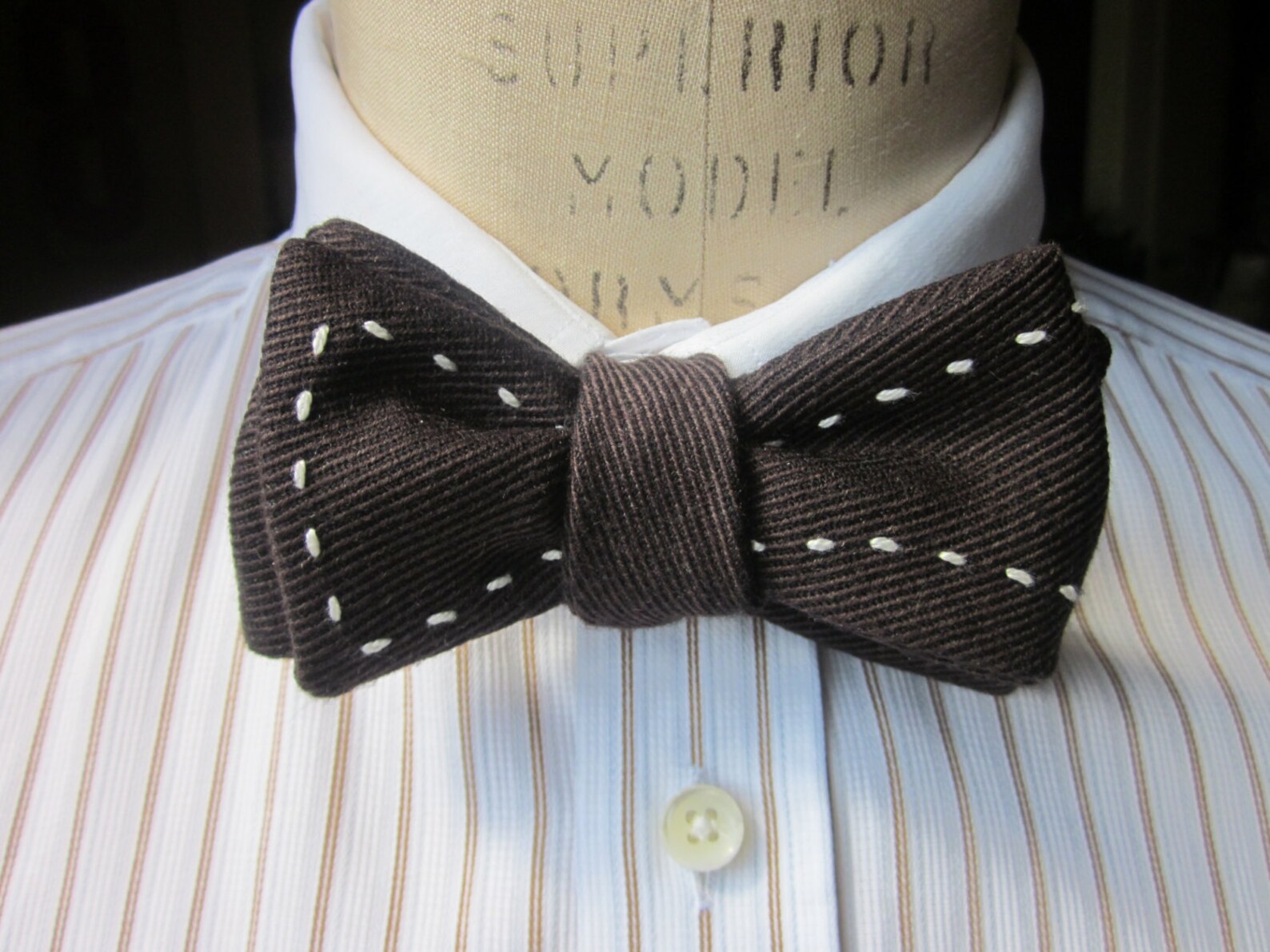 wool bowtie