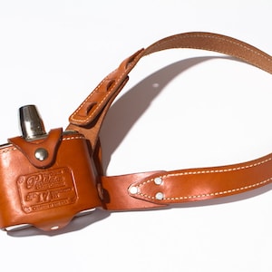 Men FLASK Holder Leather EMERGENCY KIT Holster Made In The Usa Original Prohibition Clothing No.17 Emergency Kit Repeal Club