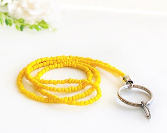 Teacher lanyards ID Holder, Beaded lanyard for id badge, Breakaway Lanyard Colorful Beaded Lanyard, Cruise Lanyard, Teacher Gift Lanyard