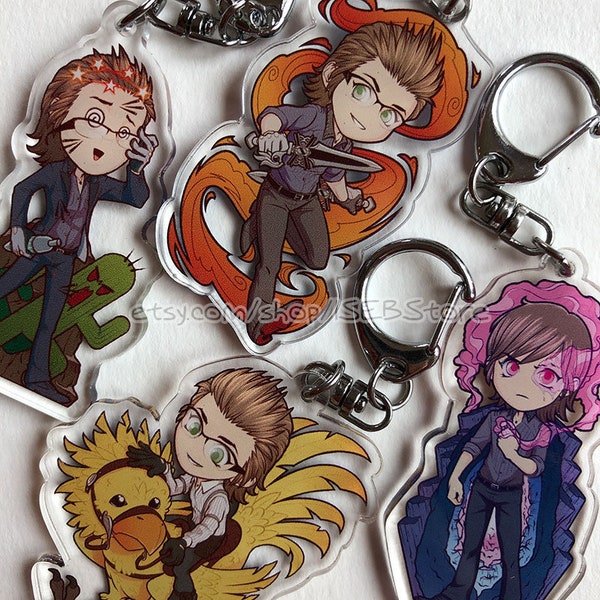 Ignis Scientia Double-Sided Acrylic Charms: The Original ISEB Collection