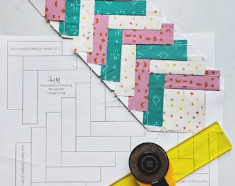 Quilt Braid Template (large Long) Pattern PDF - Etsy