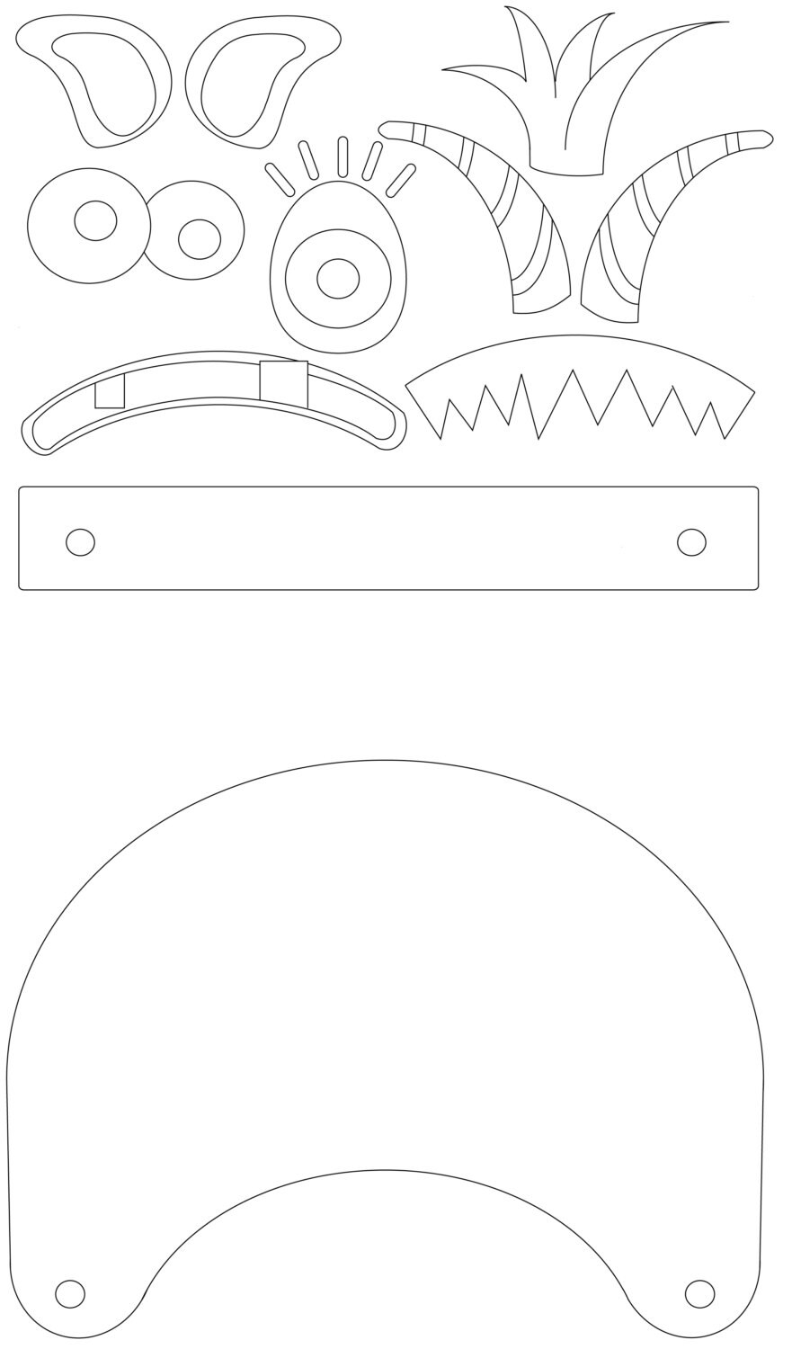 Color your own Monster Printables Etsy