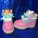 custom glitter timberlands