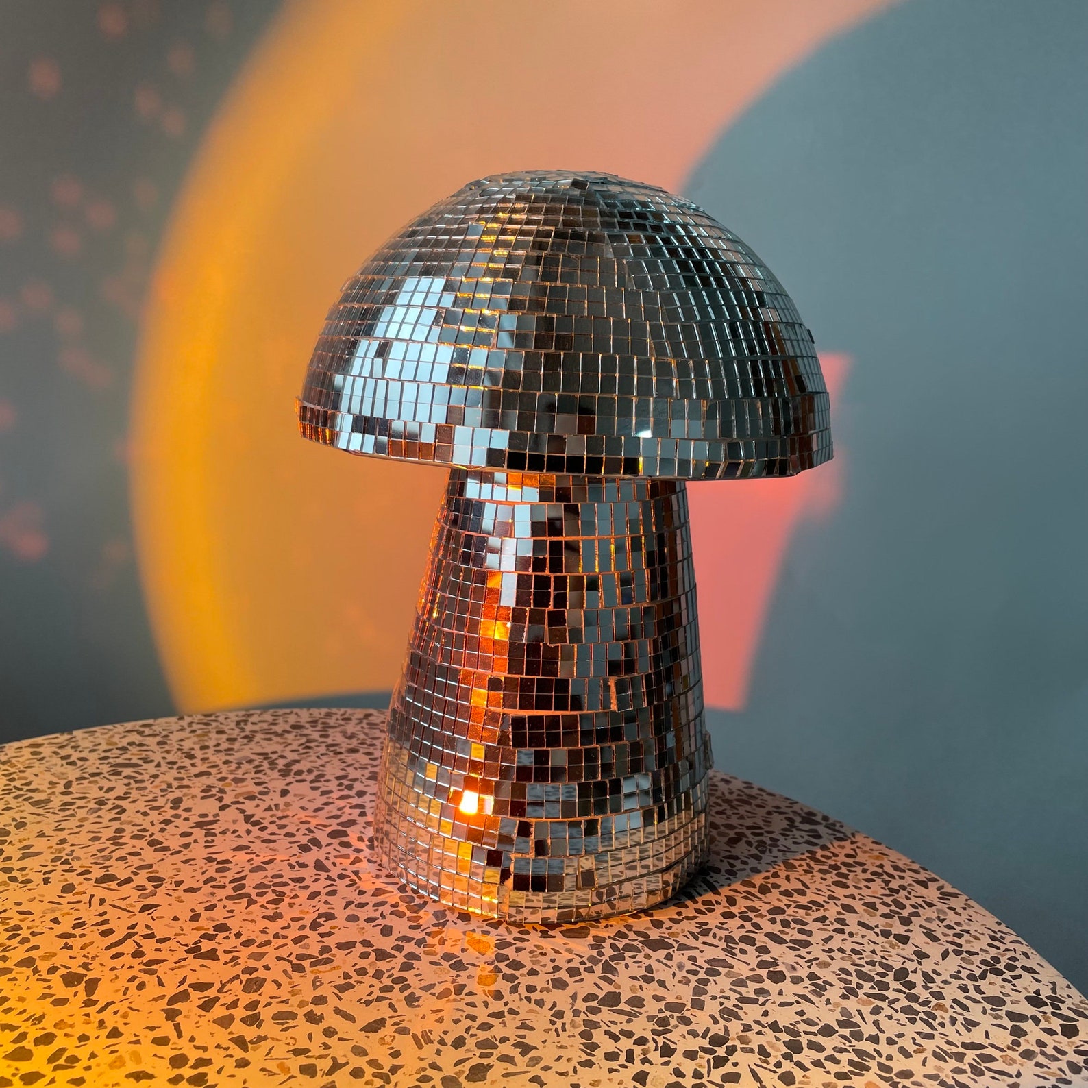 Mushroom Disco Ball Funky Mushroom Décor Boho Mirror Décor Etsy Australia