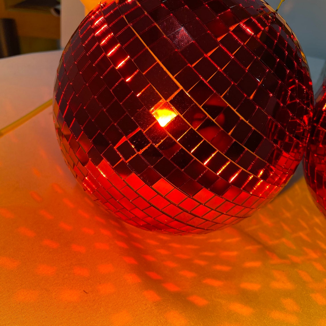 Red Cherry Disco Balls Etsy UK