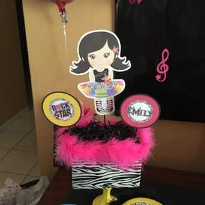 Girl Rock Star Centerpiece image 1