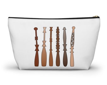 Acorn Paddle Accessory Pouch Native Traditional Sandbread Paddle Necessärer Cosmetic Art Supplies Resefodral Dragkedja Väska med T-botten