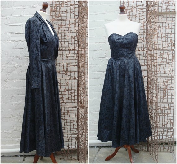 Laura Ashley Black Evening Dress, Laura Ashley Dre
