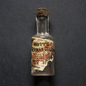 Victorian Perfume HOYT&#39;S German Cologne Vintage bottle