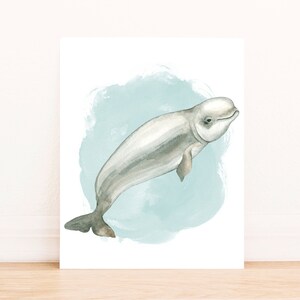 Ocean Wildlife Watercolor Printable Art Set of 6 Posters Under the Sea Ocean Wildlife Watercolor Printable Art Set of 6 Posters Under the Sea