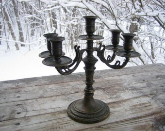 Pewter candlestick (5 lights)