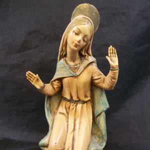 Fontanini Nativity Mother Mary Depose Spider Spyder Mark Christmas Vintage Figure Italy Holy Family Jesus Mary Joseph