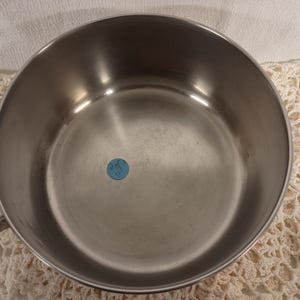 REVERE WARE 1801 Sauce Pan Pot  2 qt  Stainless Steel Copper Bottom USA Vintage Cookware Discontinued