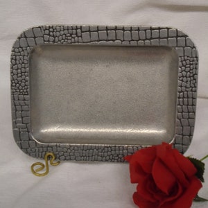 Wilton RWP Armetale Butter Dish Vintage Pewter Metal Dinnerware American Made Pewter Vintage Pewter Plough  Tavern Style USA