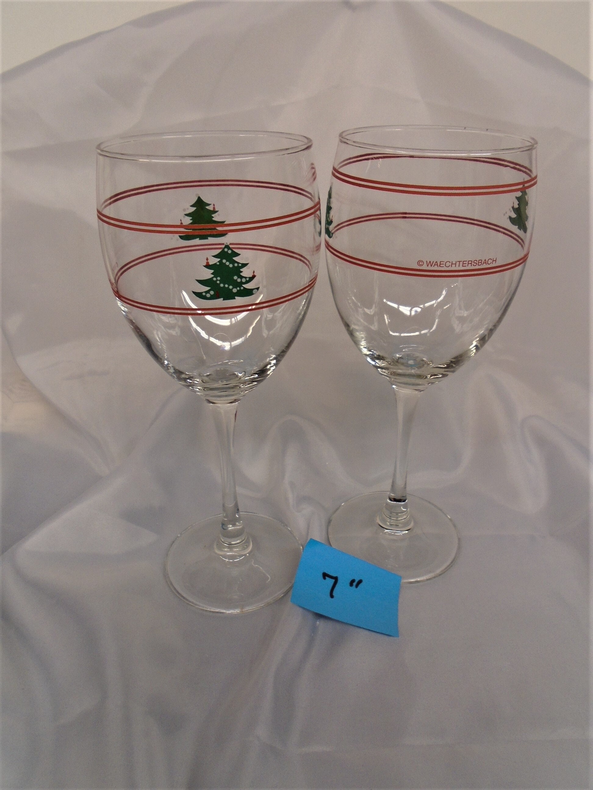 Waechtersbach christmas wine glasses Clearance