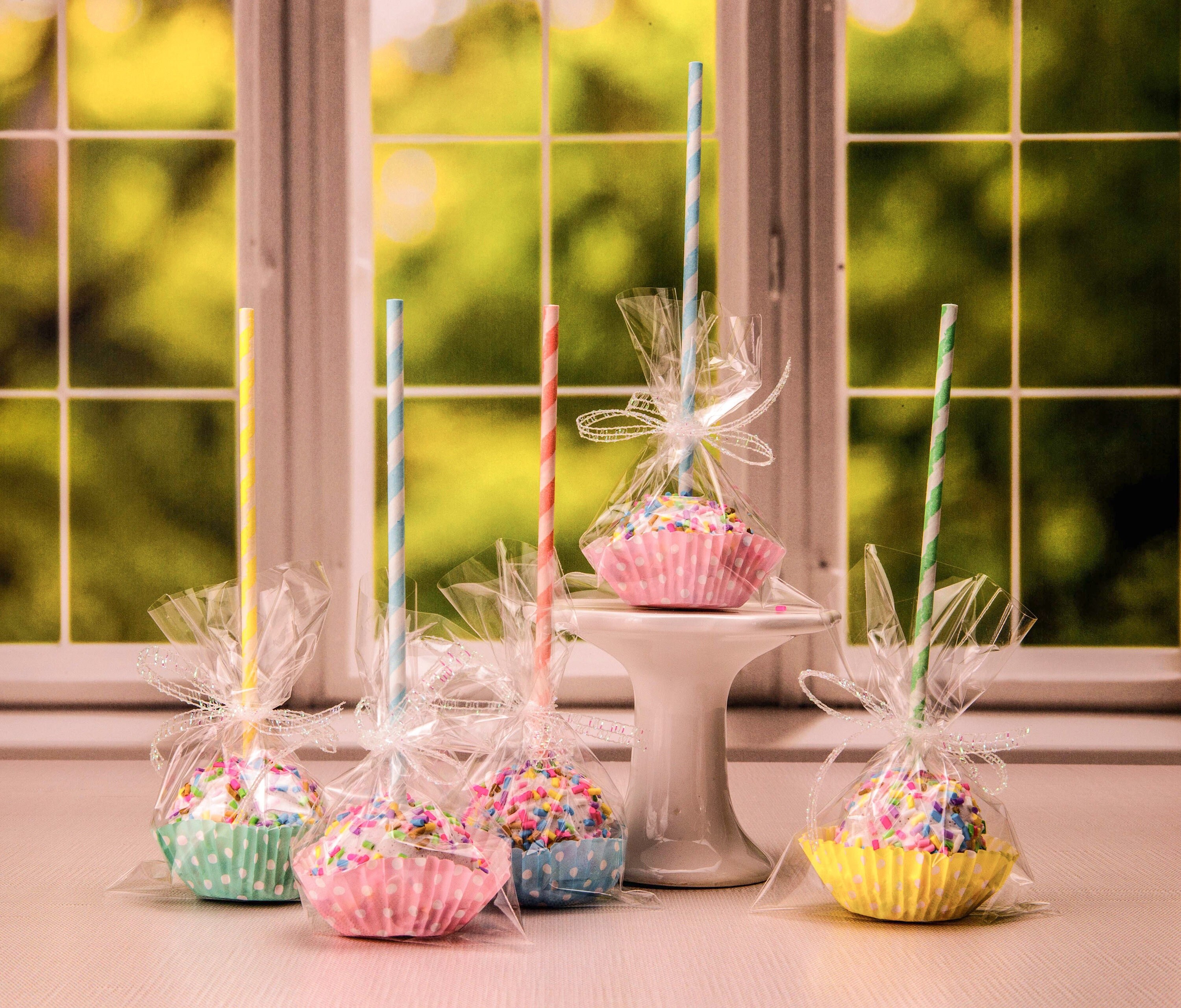2 Handcrafted Faux Cake Pops Etsy