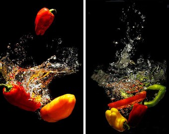 Pepper Splash  20" x 24" Metal Prints