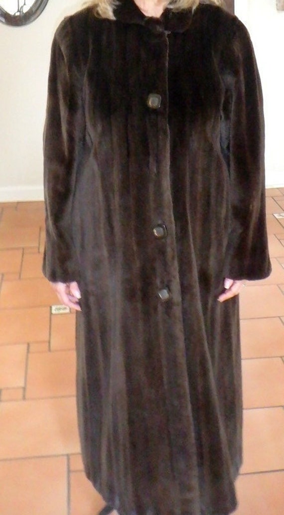 Jack Ferber Sheared Full Length Mink Coat - Mink … - image 1