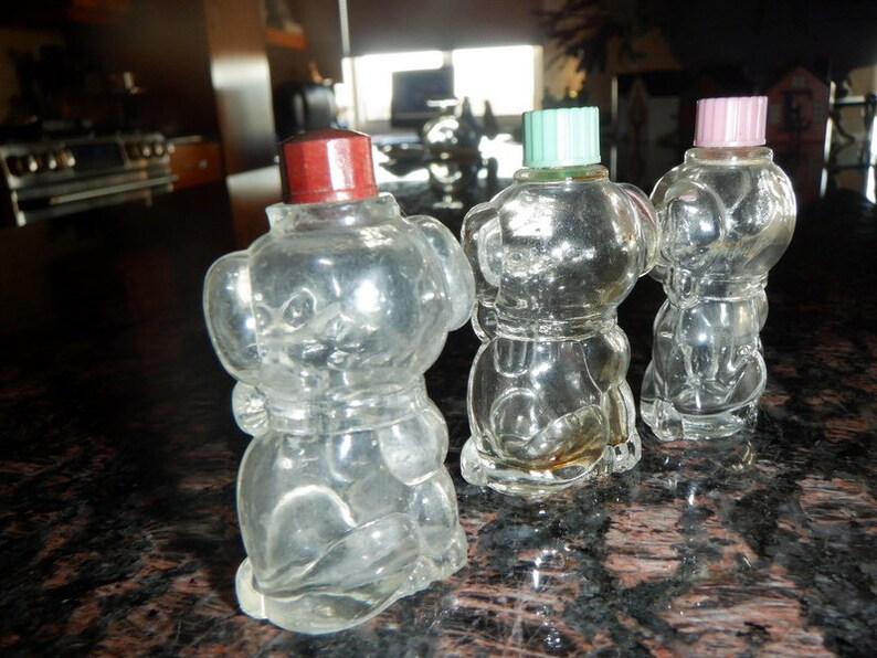 3 Manon Freres Puppy Dog Perfume Bottles Collectible Perfume Etsy