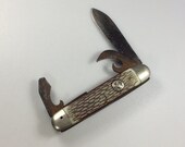 Vintage Ulster Three Blade Knife Blades Chipped Used