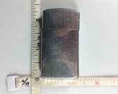 Vintage 1988 Zippo Lighter Untested Hinge Loose Used