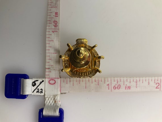 Vintage Avon Pin Brooch Gold Toned Lady Bug With … - image 2