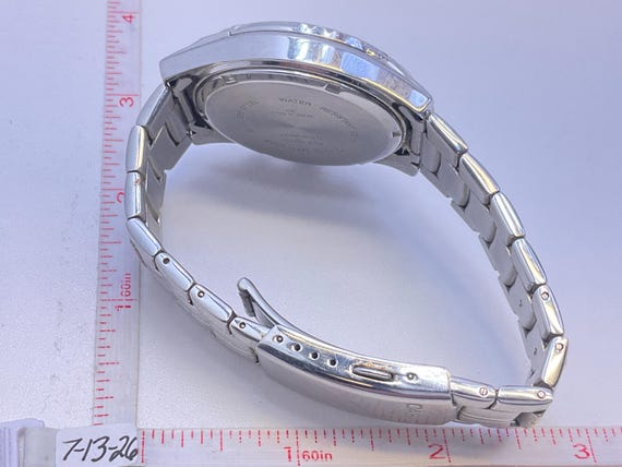 Vintage Casio Chronograph MTP 4500 Wrist Watch Working Used View 4