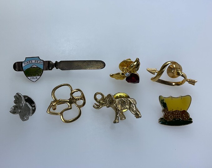 Vintage Lot of 7 Pins Assorted Designs as is Used - Etsy
