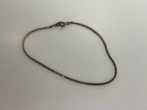 70's vintage silver925 necklace＆bracelet A Vintage Mexican Silver Necklace and Bracelet (Lot 1114