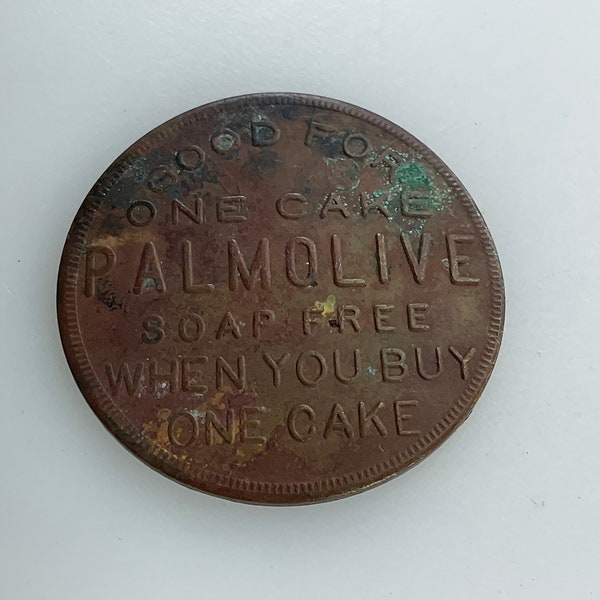 Vintage Token Palmolive Soap The Palmolive-Peet Co Chicago P-1009 Used