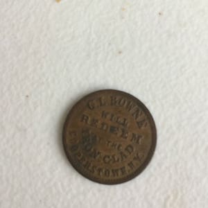 1861-1865 civil war token Bingham and Jarvis