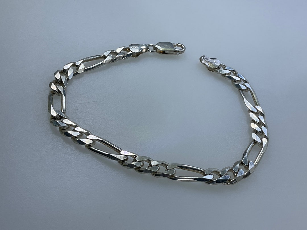 アクセサリー vintage silver925 chain bracelet Vintage 80s-90s USA silver 925 retro mode design chain