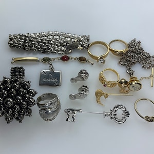 Vintage Odd Lot Steampunk Assorted Jewelry as is Used - Etsy